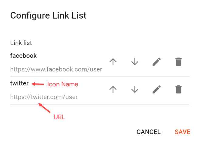 Social Icons