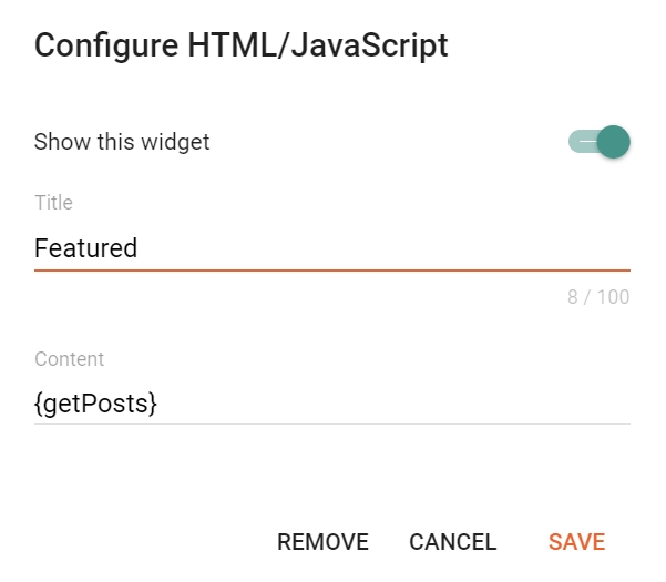 HTML/JavaScript