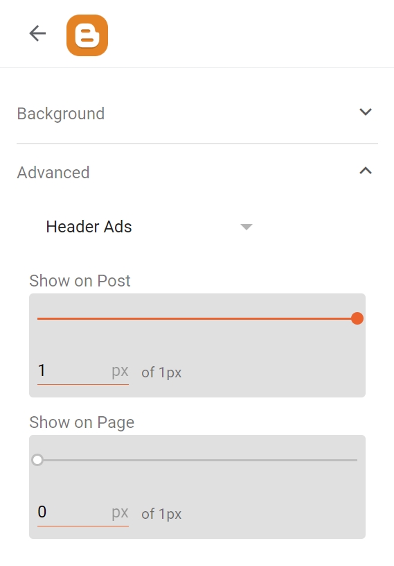 Display options