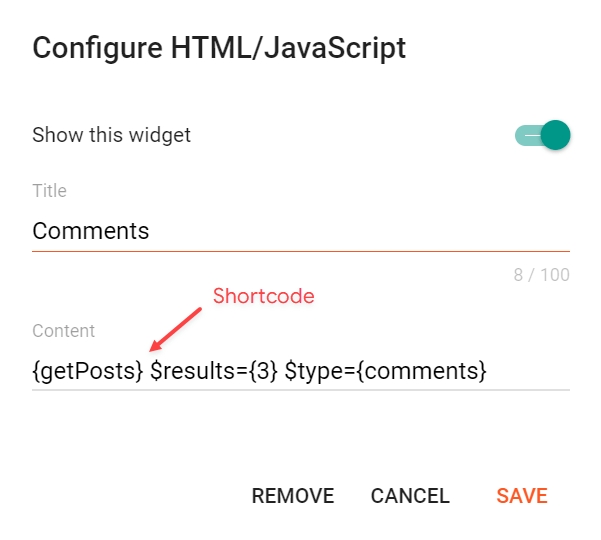 Comments
